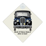 Morris 10 Saloon Series II 1935-37 Car Window Hanging Sign